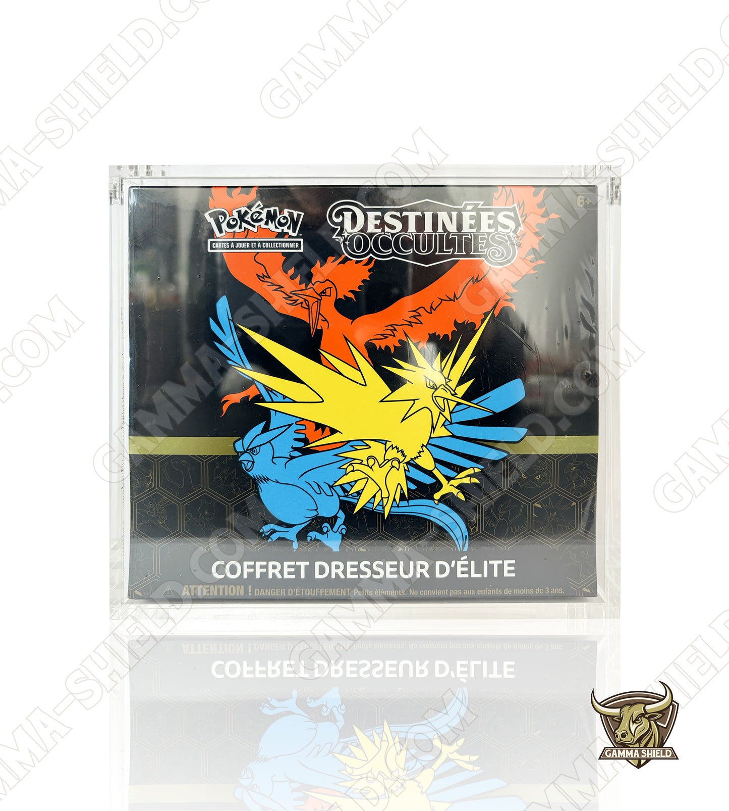 Protection acrylique premium pour ETB Pokémon