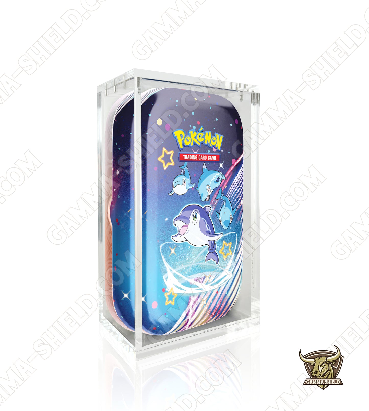 Protection acrylique premium pour mini-tins métal Pokémon
