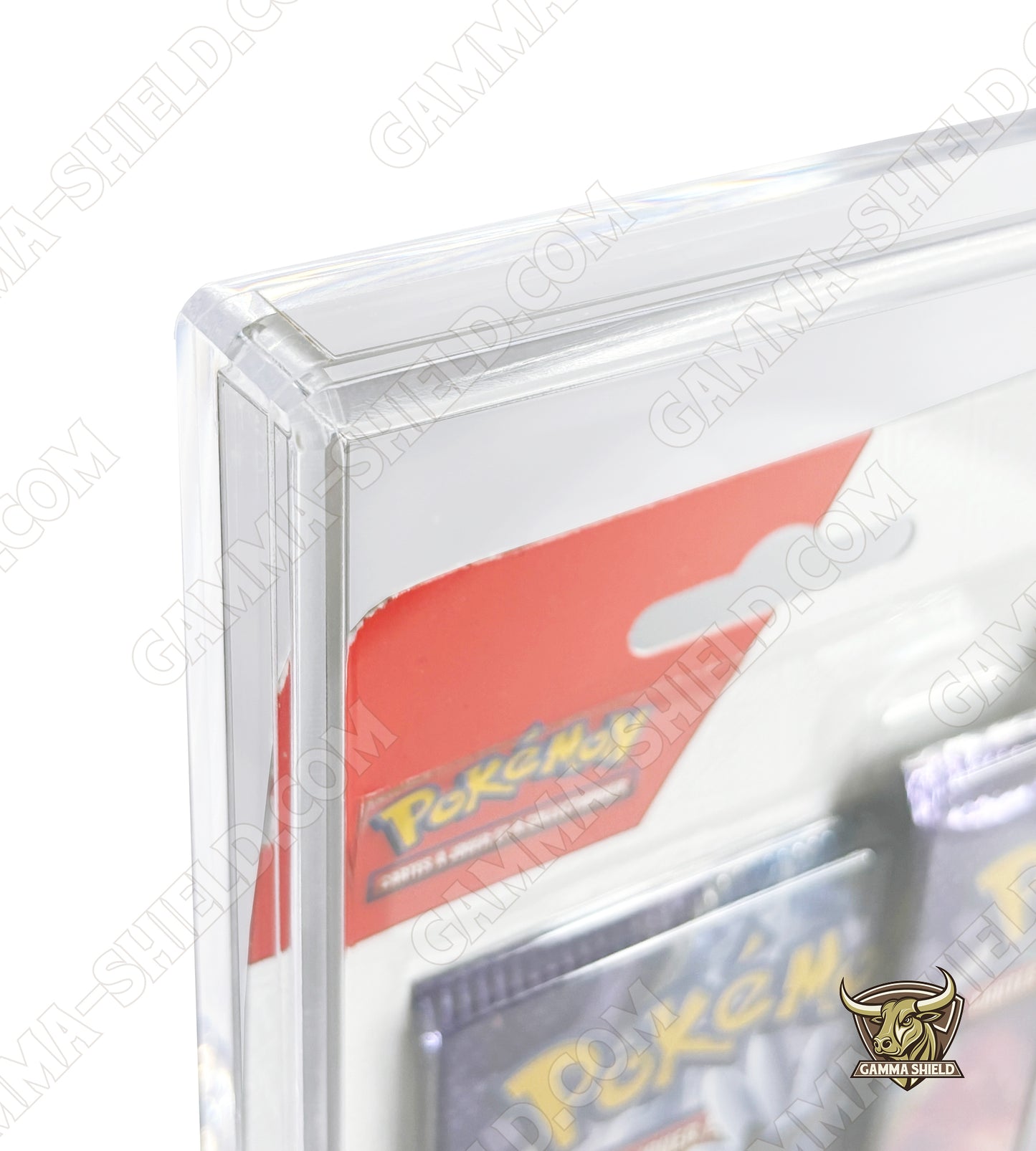 Protection acrylique aimantée pour duopack / tripack 3 boosters Pokémon