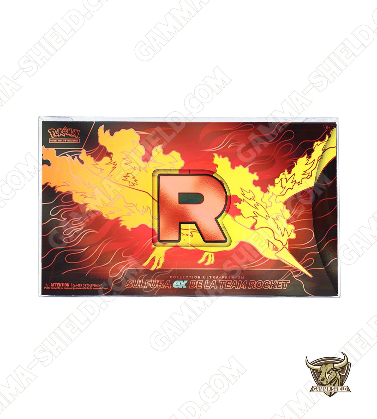 Protection souple extra-clear pour coffret UPC Sulfura Ex Pokémon