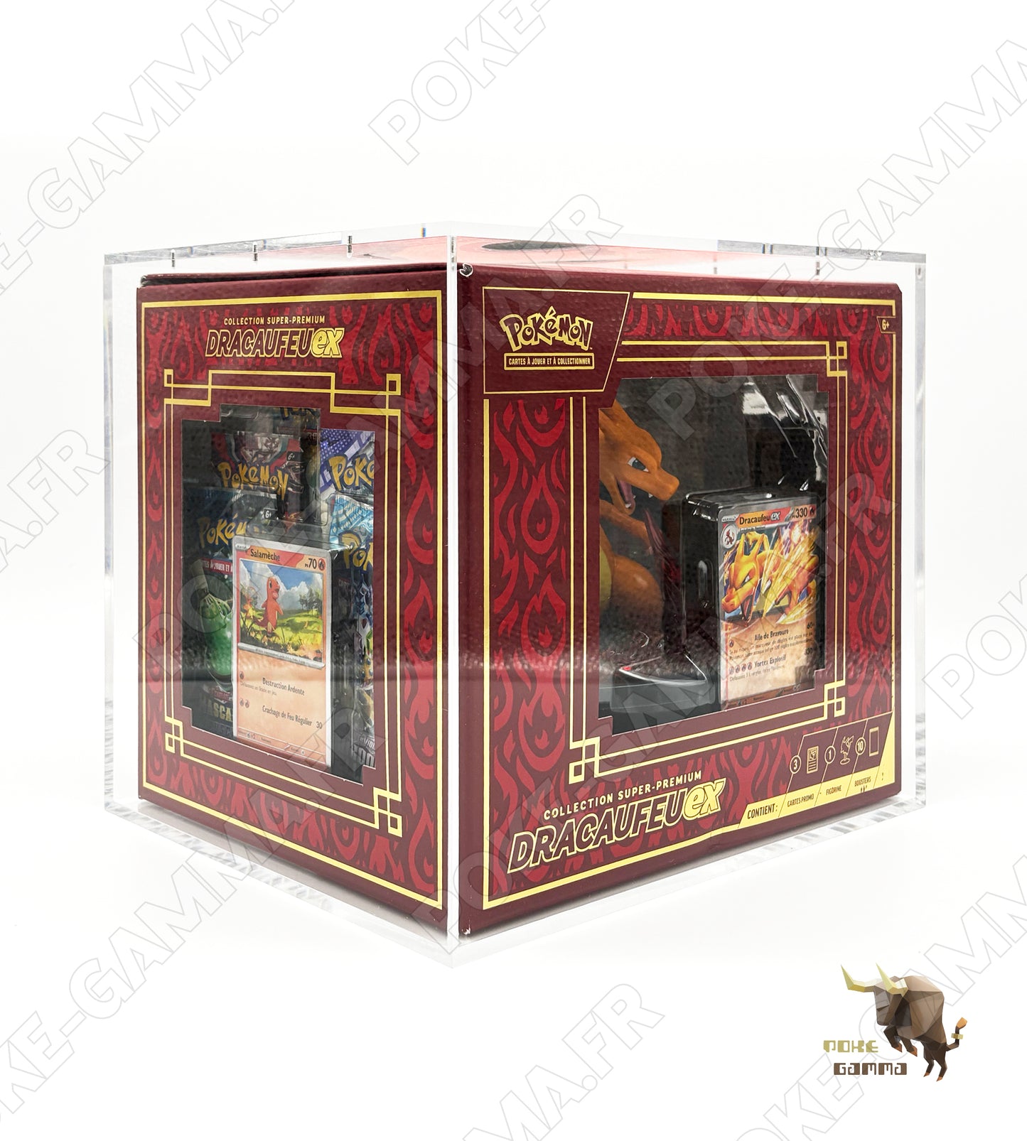 Protection acrylique aimantée pour Super Premium Dracaufeu