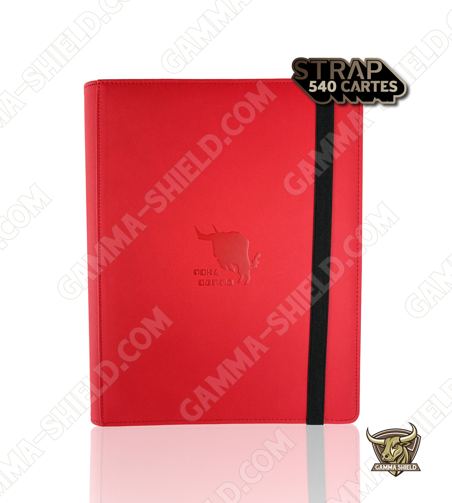 Binder premium A4 capacité 540 cartes rangement latéral