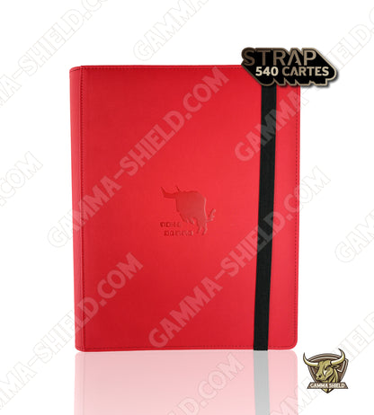 Binder premium A4 capacité 540 cartes rangement latéral