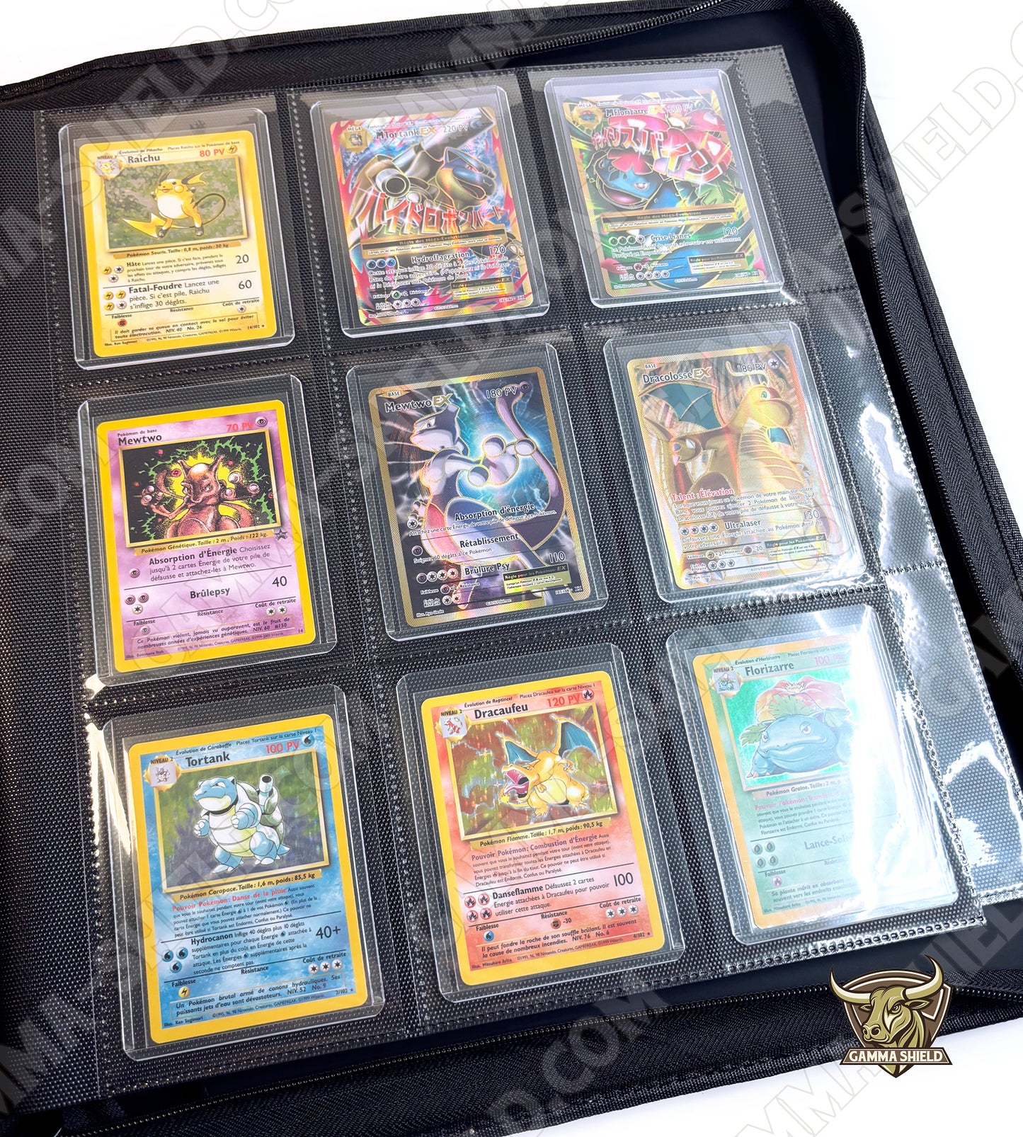 Binder premium pour 128 TOPLOADERS rangement latéral