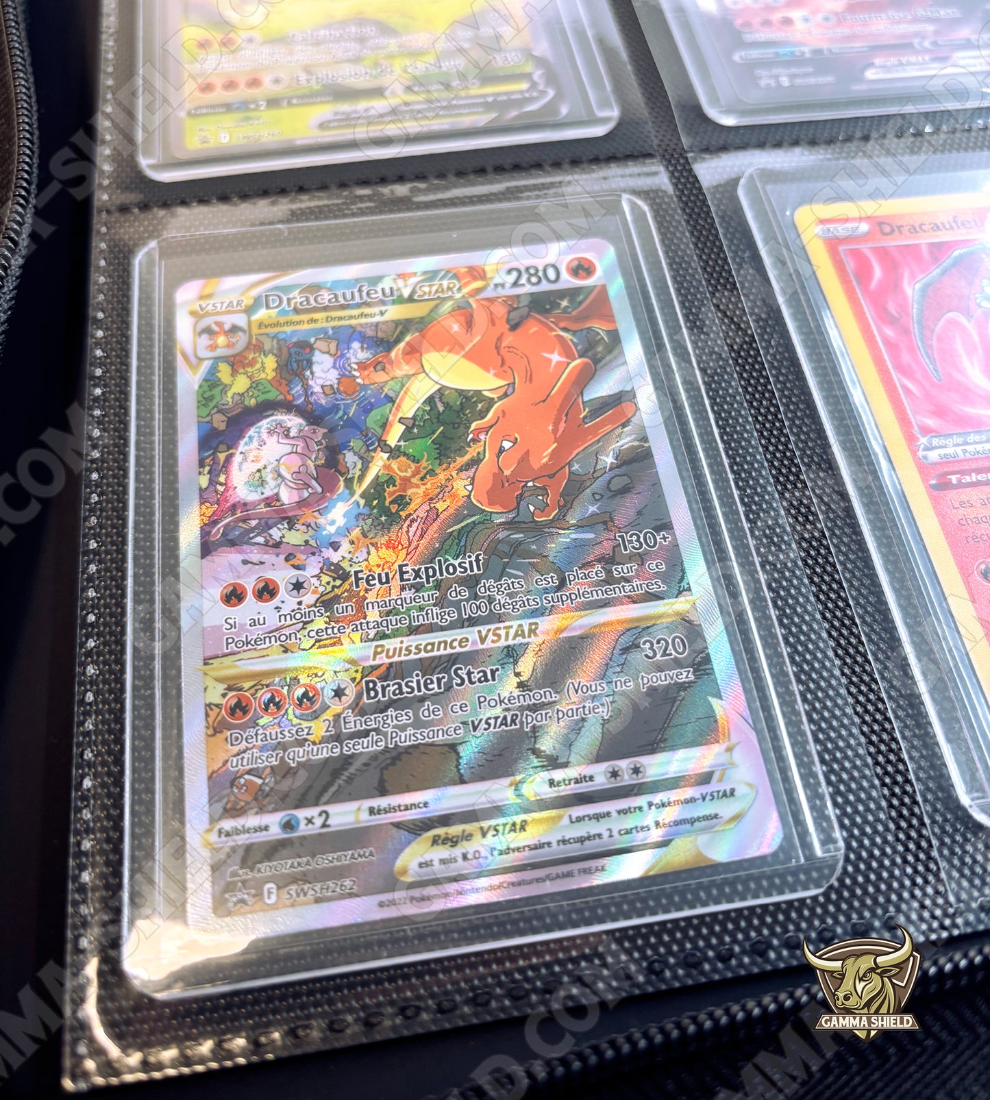 Binder premium pour 128 TOPLOADERS rangement latéral