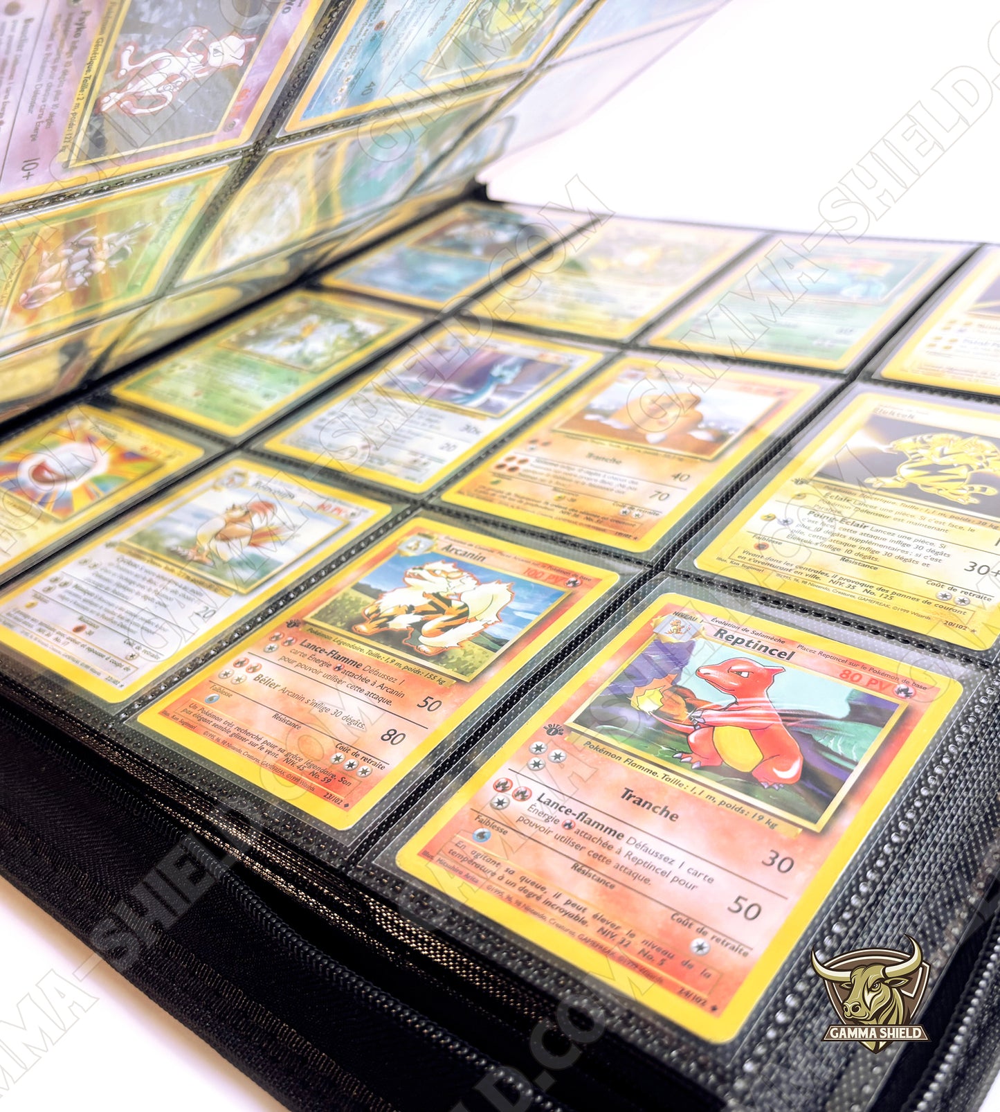 Binder premium A4 capacité 480 cartes rangement latéral