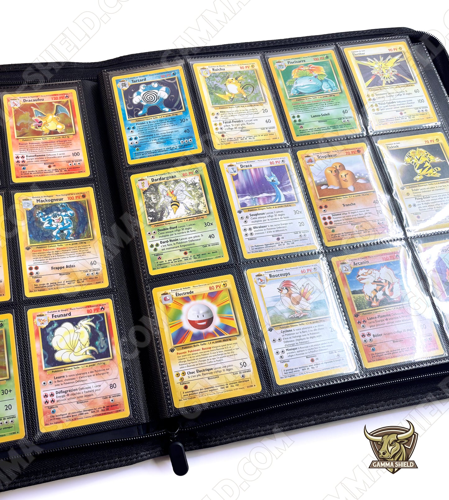 Binder premium A4 capacité 480 cartes rangement latéral