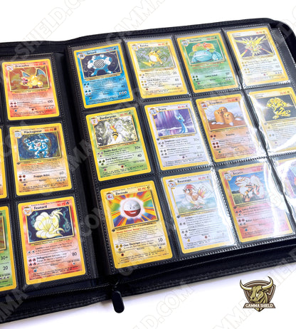 Binder premium A4 capacité 480 cartes rangement latéral