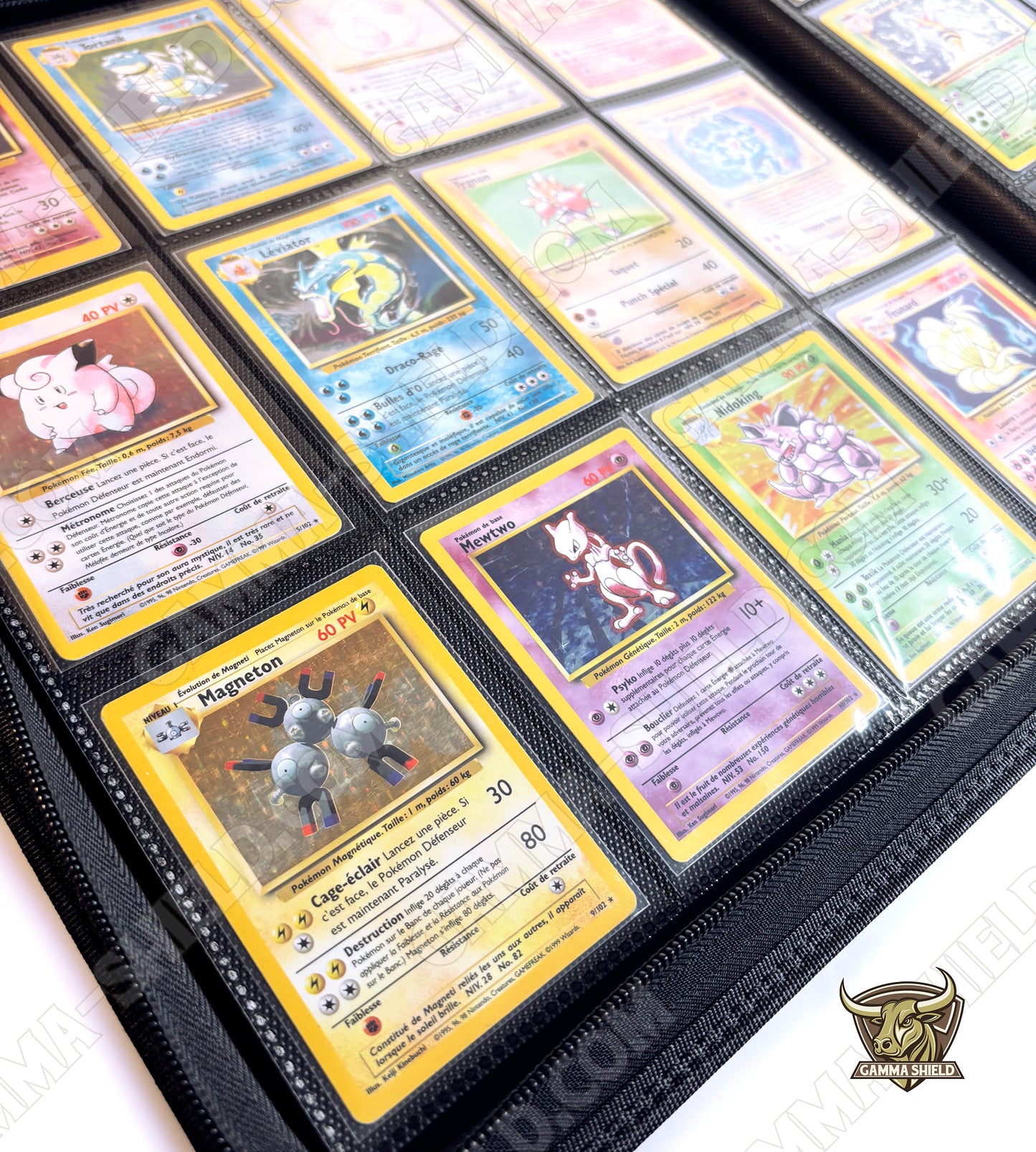 Binder premium A4 capacité 480 cartes rangement latéral