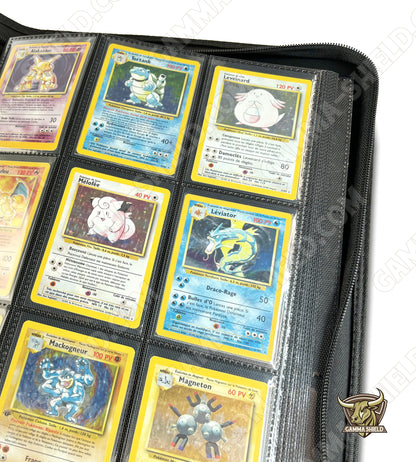 Binder premium A4 capacité 360 cartes rangement latéral
