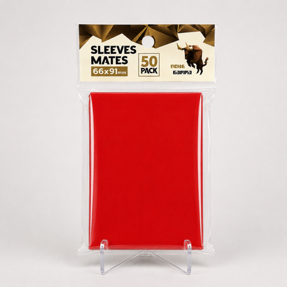 Lot de 50 sleeves protections COULEUR pour cartes TCG Standard 66x91mm