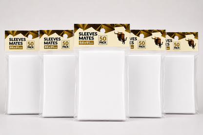 Lot de 50 sleeves protections COULEUR pour cartes TCG Standard 66x91mm