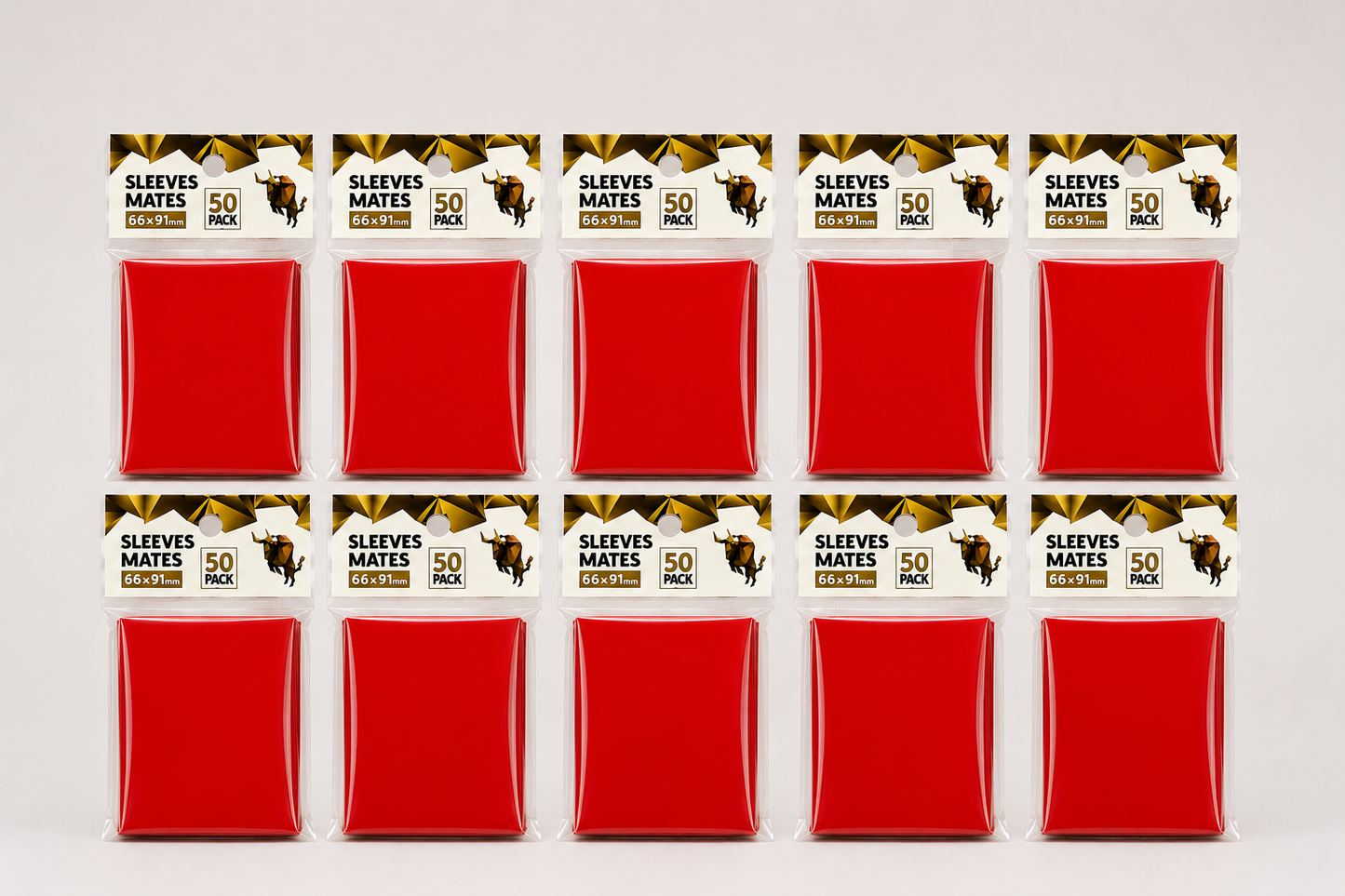 Lot de 50 sleeves protections COULEUR pour cartes TCG Standard 66x91mm