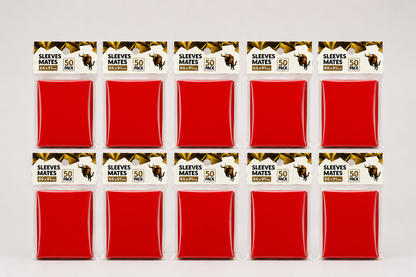 Lot de 50 sleeves protections COULEUR pour cartes TCG Standard 66x91mm