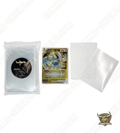 Lot de 100 sleeves protections translucides PREMIUM pour cartes Pokémon