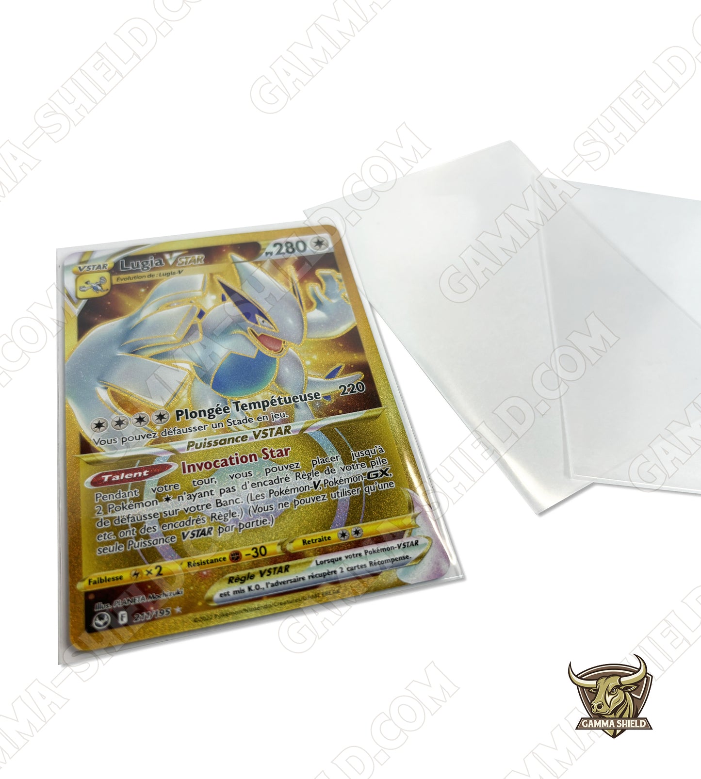 Lot de 100 sleeves protections translucides PREMIUM pour cartes Pokémon