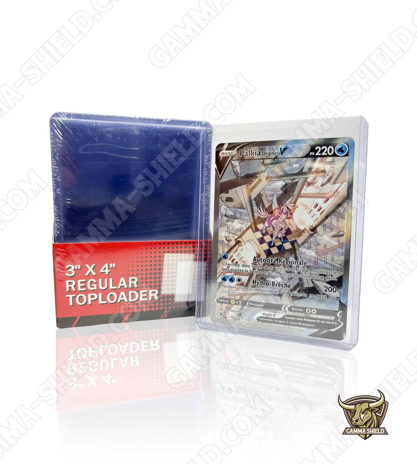 Lot de 25 protections toploaders classiques pour cartes Pokémon