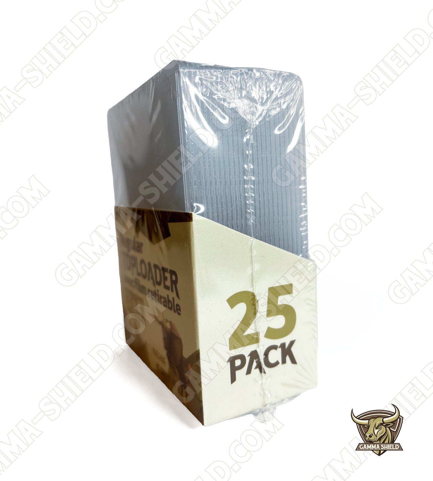 Lot de 25 protections toploaders PREMIUM avec film à retirer pour cartes Pokémon