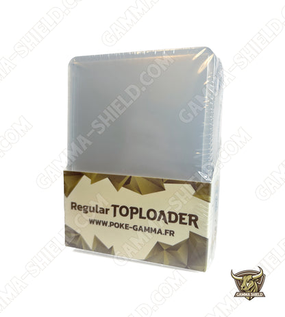 Lot de 25 protections toploaders PREMIUM avec film à retirer pour cartes Pokémon