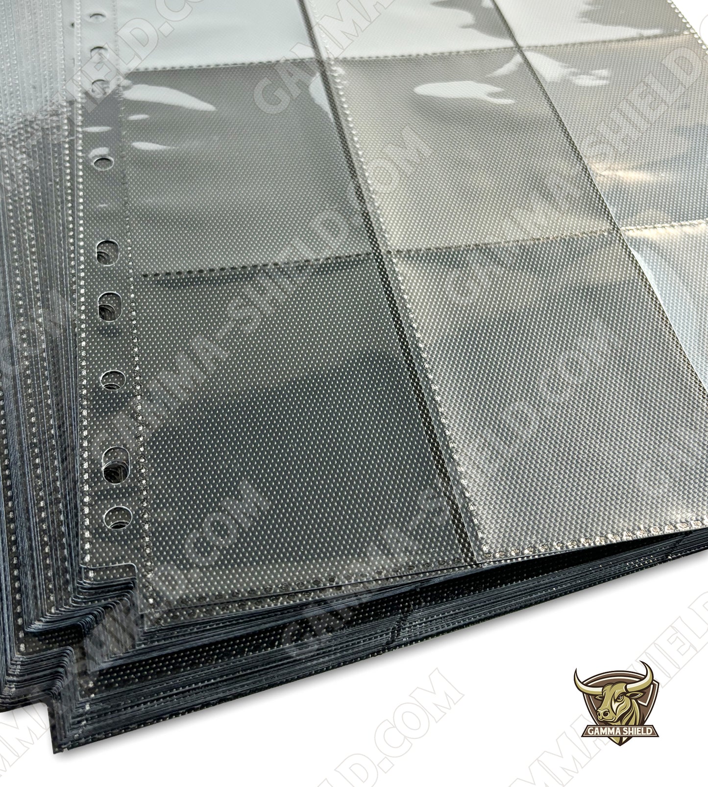 Lot 50 pages noires haute qualité pour classeurs A4 à rangement latéral pour cartes Pokémon