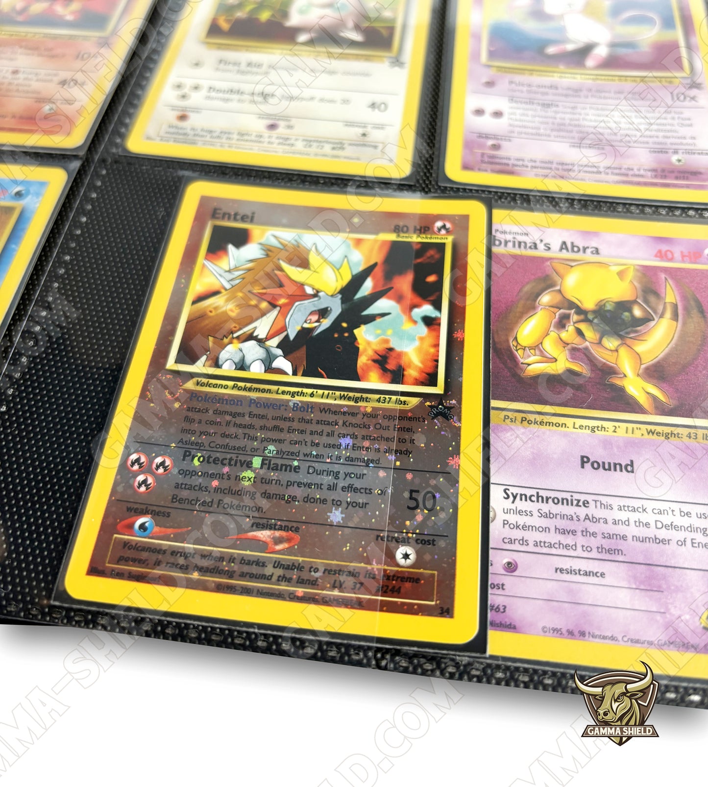 Lot 50 pages noires haute qualité pour classeurs A4 à rangement latéral pour cartes Pokémon