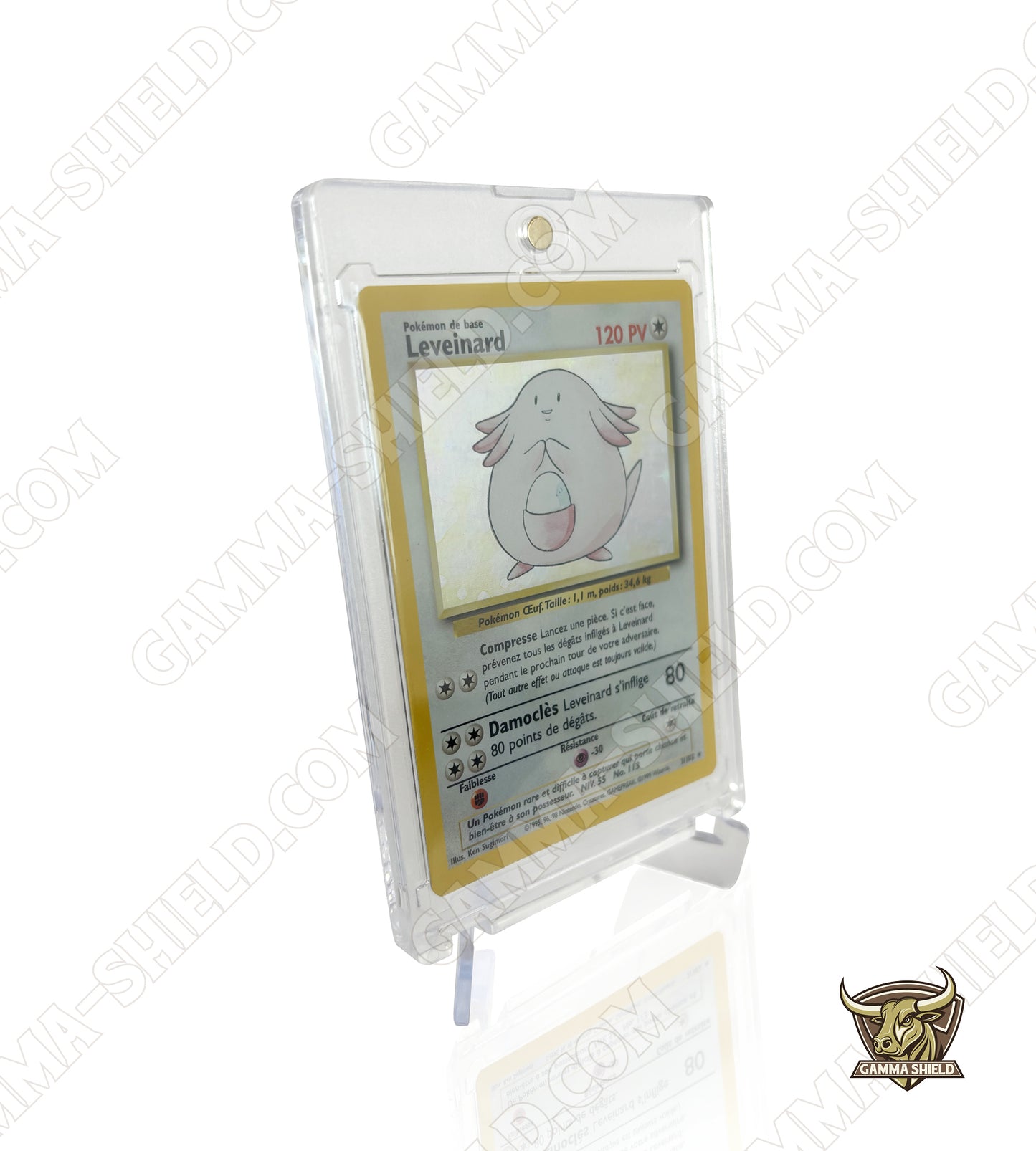Protection acrylique aimantée pour carte Pokémon