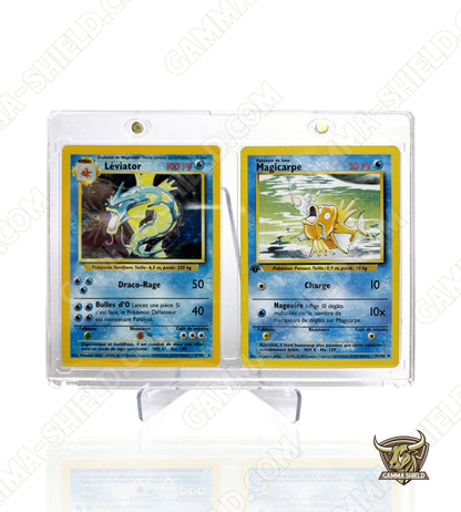 Protection acrylique aimantée pour 2 cartes Pokémon
