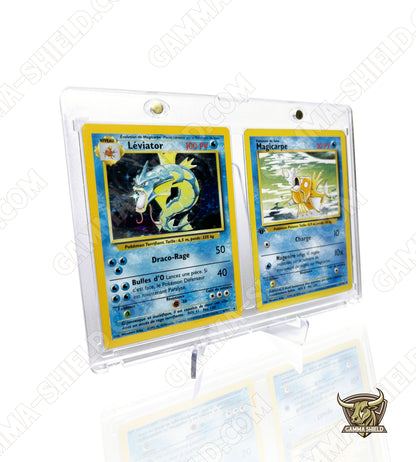 Protection acrylique aimantée pour 2 cartes Pokémon
