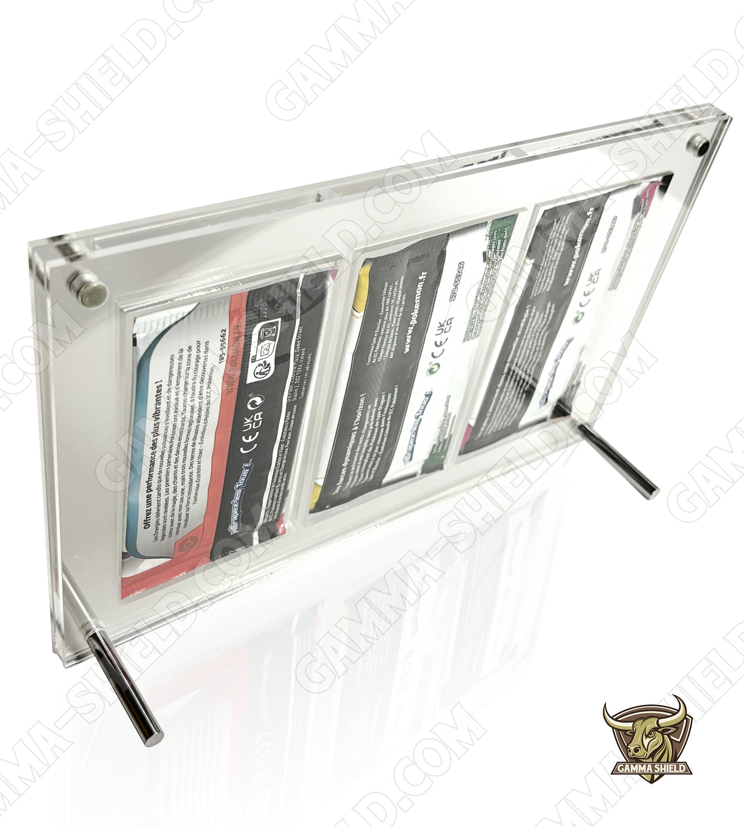 Protection acrylique premium pour artset 3 boosters