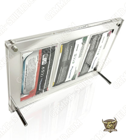 Protection acrylique premium pour artset 3 boosters