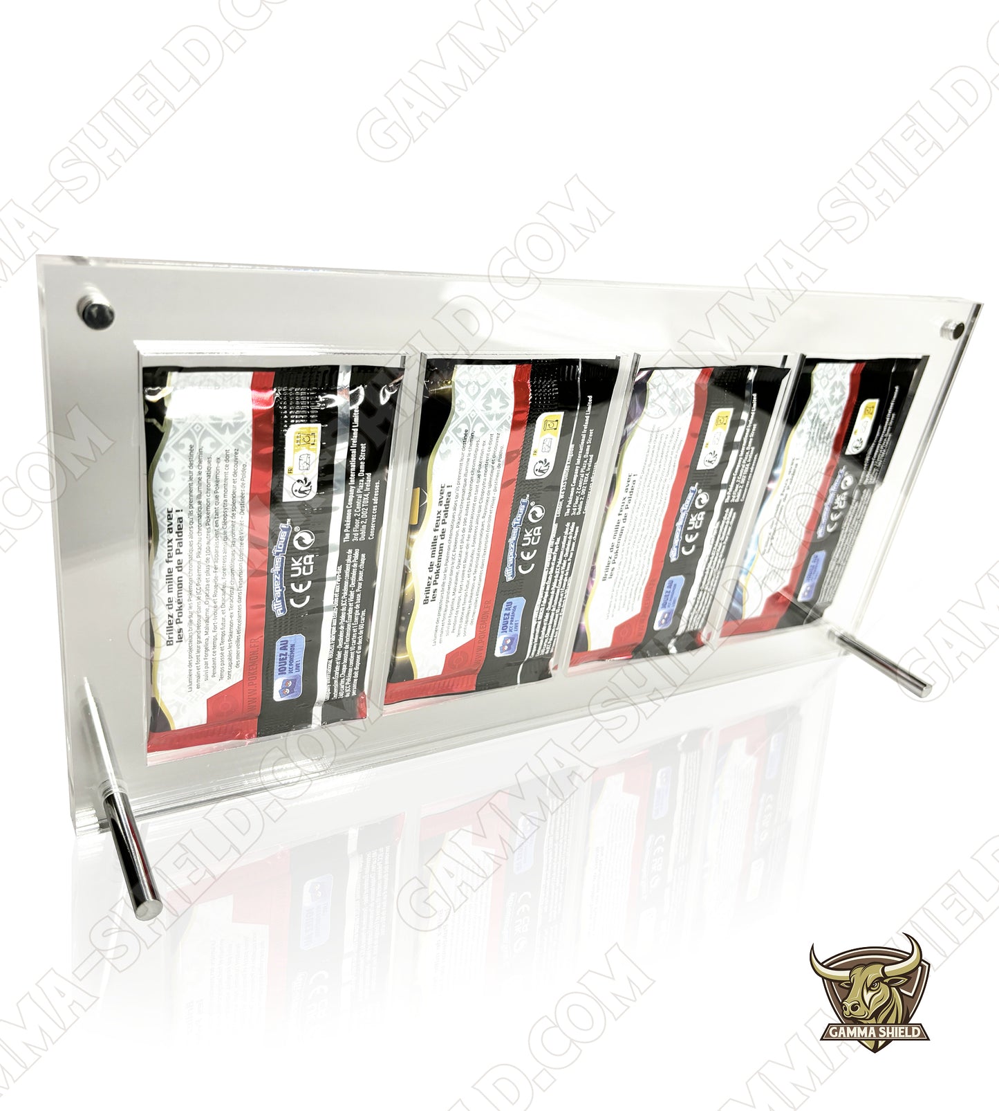 Protection acrylique premium pour artset 4 boosters