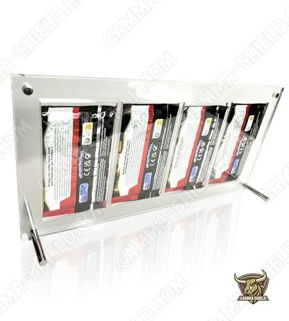 Protection acrylique premium pour artset 4 boosters