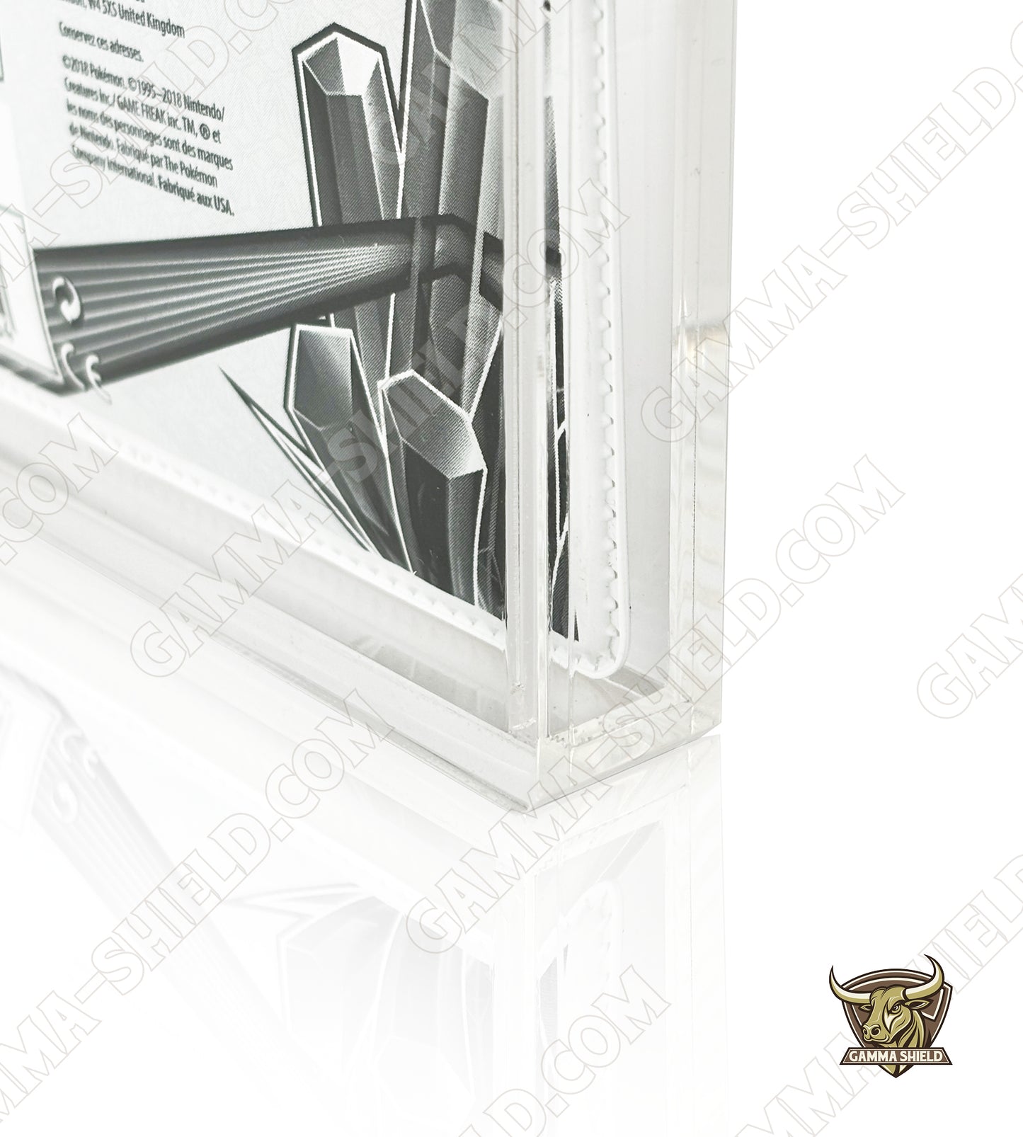 Protection acrylique aimantée pour booster blister plastique ou cartonné