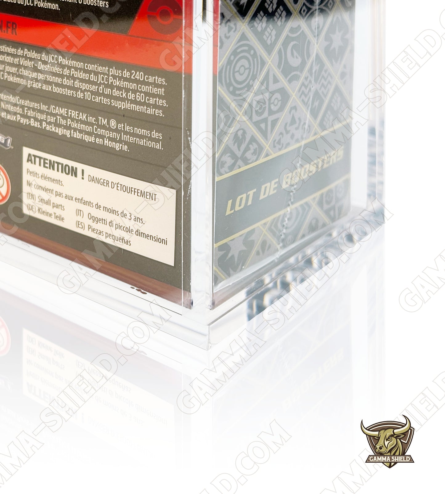 Protection acrylique premium pour Bundle 6 boosters Pokémon