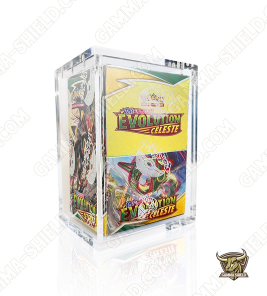 Protection acrylique premium pour demi Display Française 18 boosters Pokémon