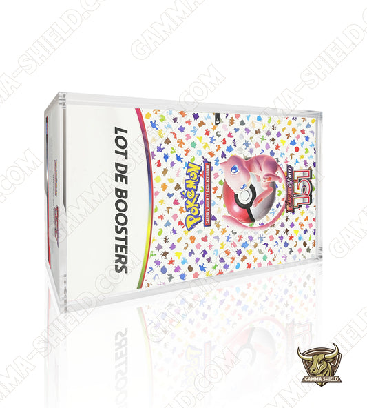 Protection acrylique premium pour Display de Bundle Pokémon