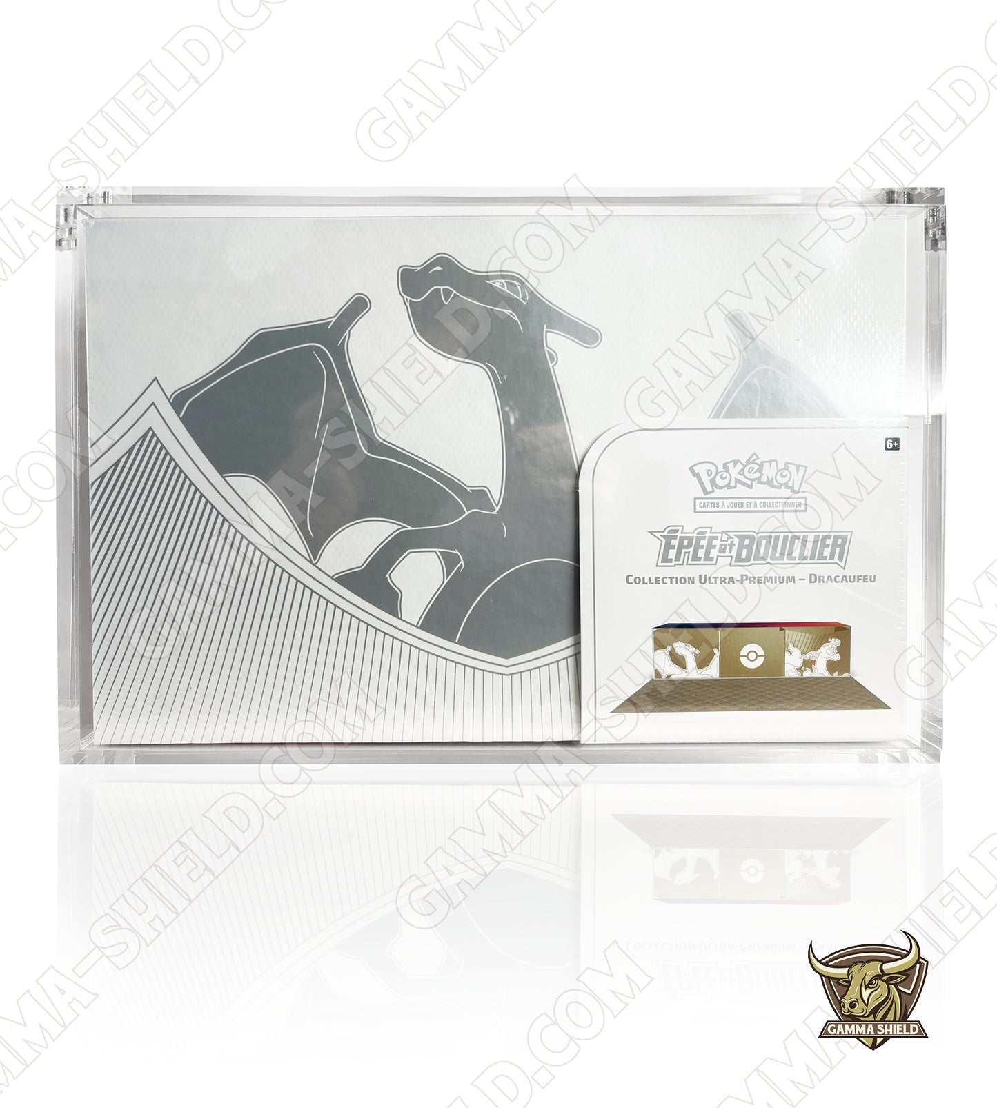Protection acrylique premium pour ETB Ultra Dracaufeu