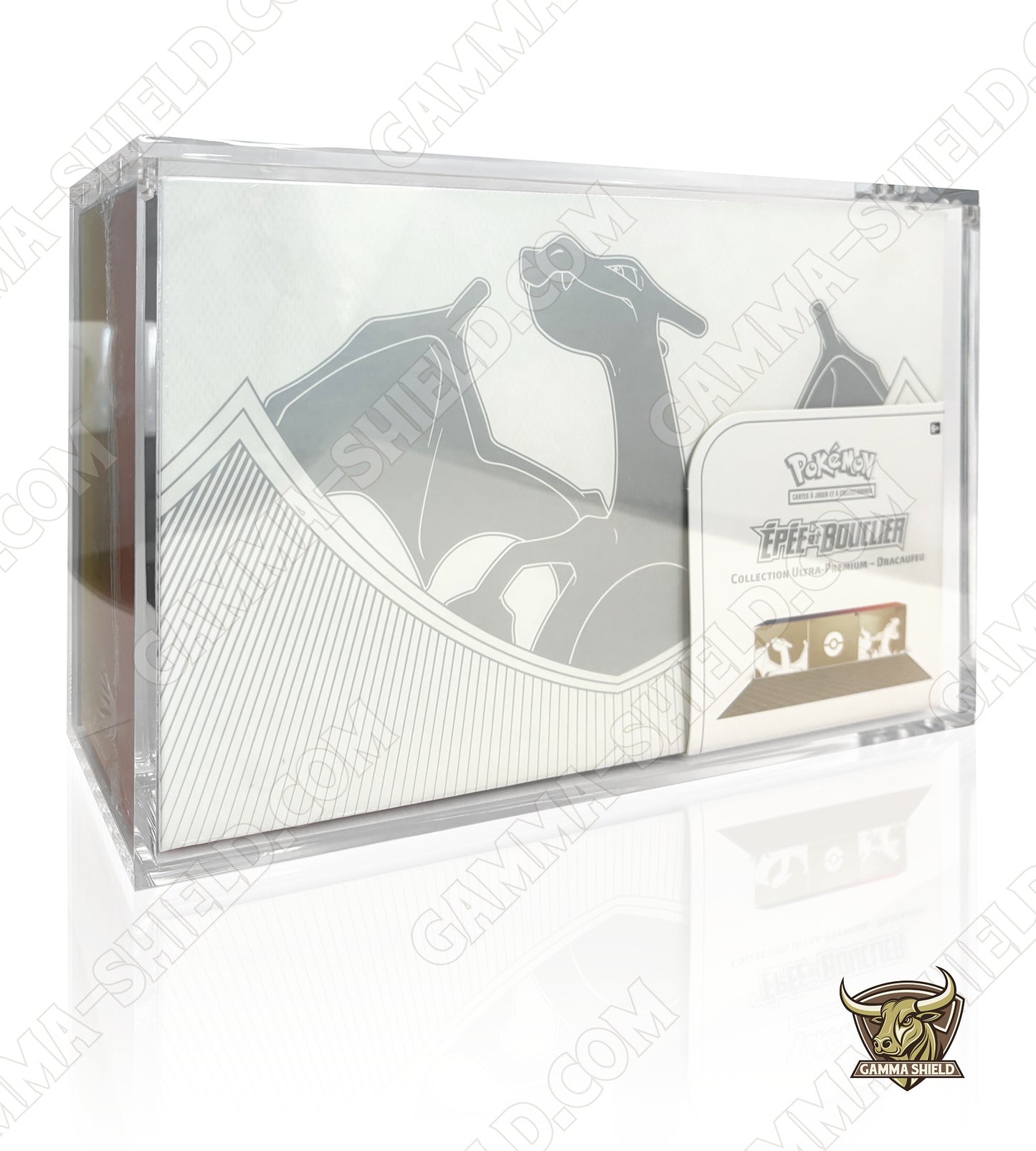 Protection acrylique premium pour ETB Ultra Dracaufeu