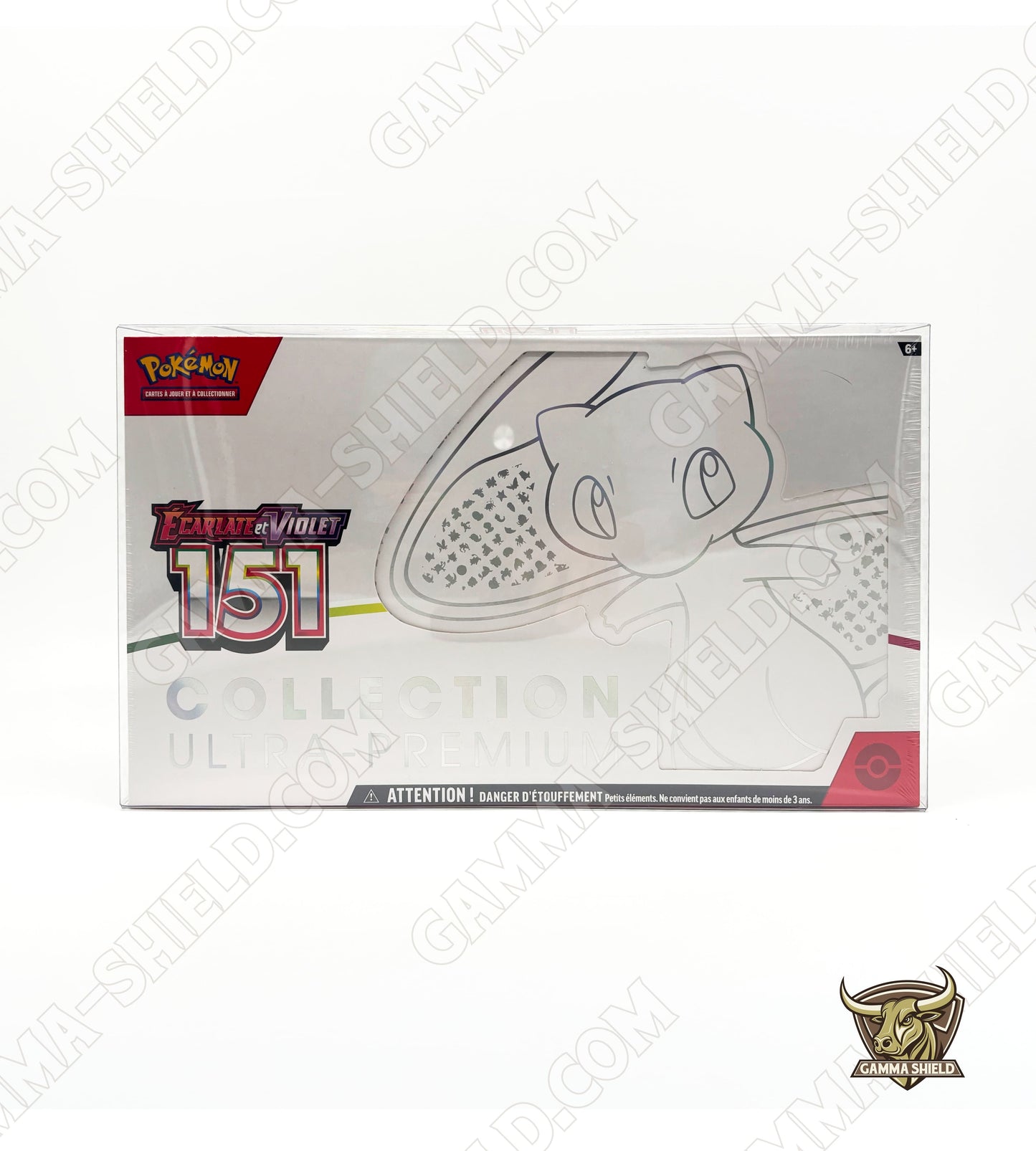 Protection souple extra-clear pour UPC 151 - Mew - Pokémon