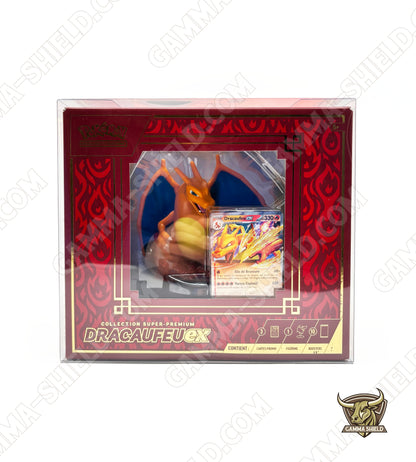 Protection souple extra-clear pour coffret SPC Super-Premium Dracaufeu Pokémon