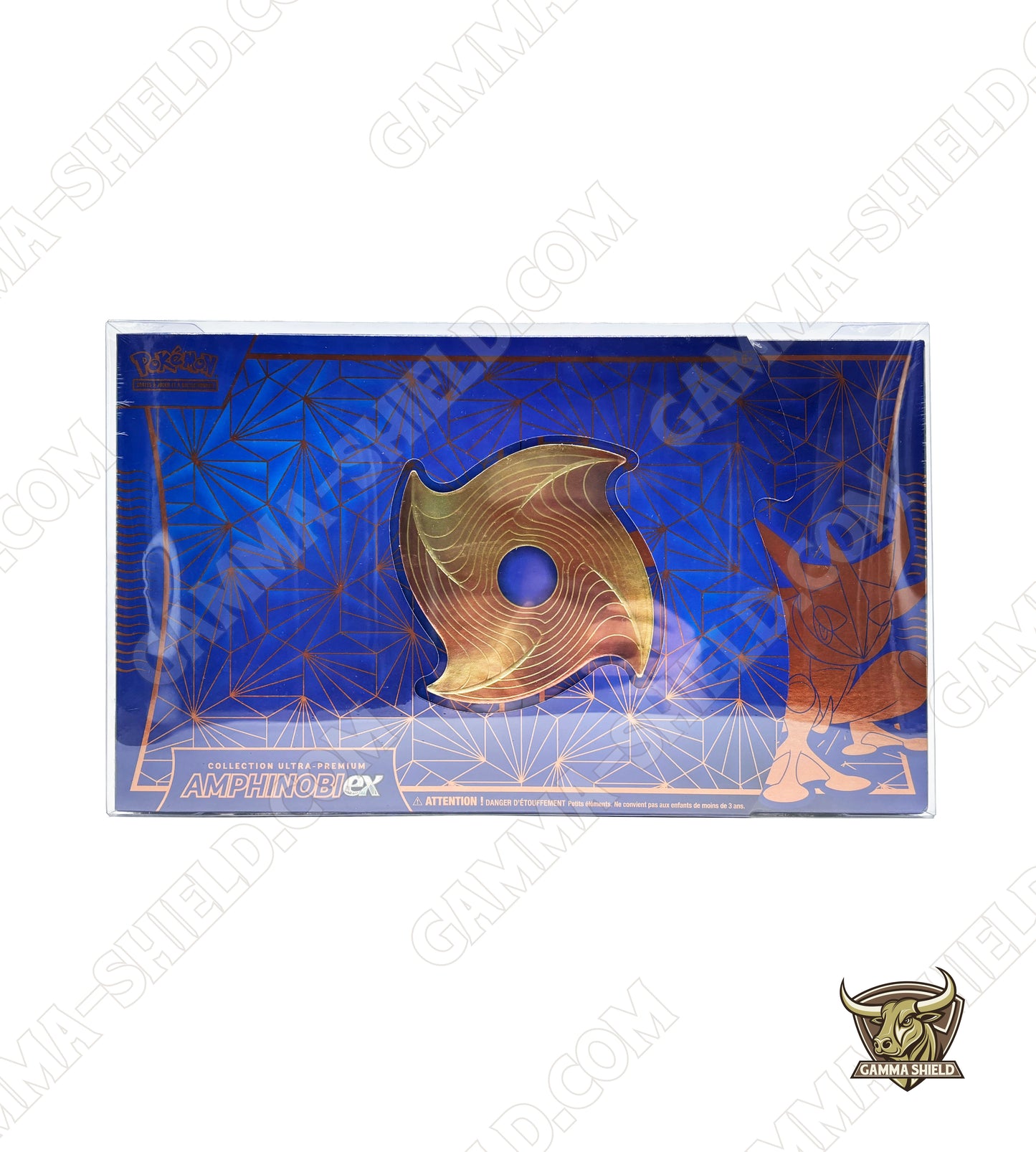 Protection souple extra-clear pour coffret UPC Amphinobi Pokémon
