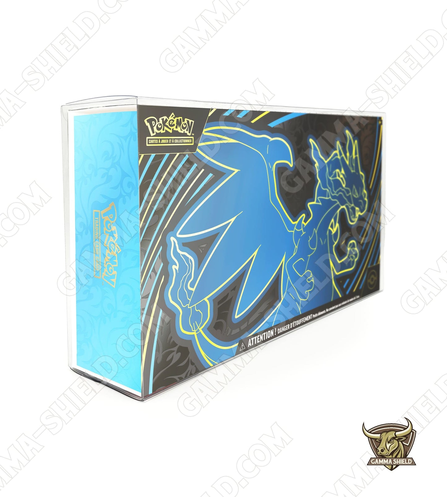 Protection souple extra-clear pour UPC Ultra Premium Collection Dracaufeu X Ex Pokémon Méga Evolution