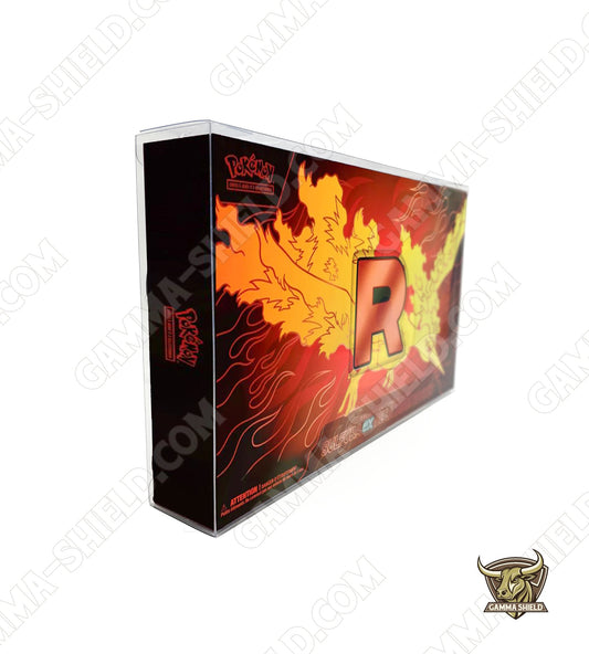 Protection souple extra-clear pour coffret UPC Sulfura Ex Pokémon
