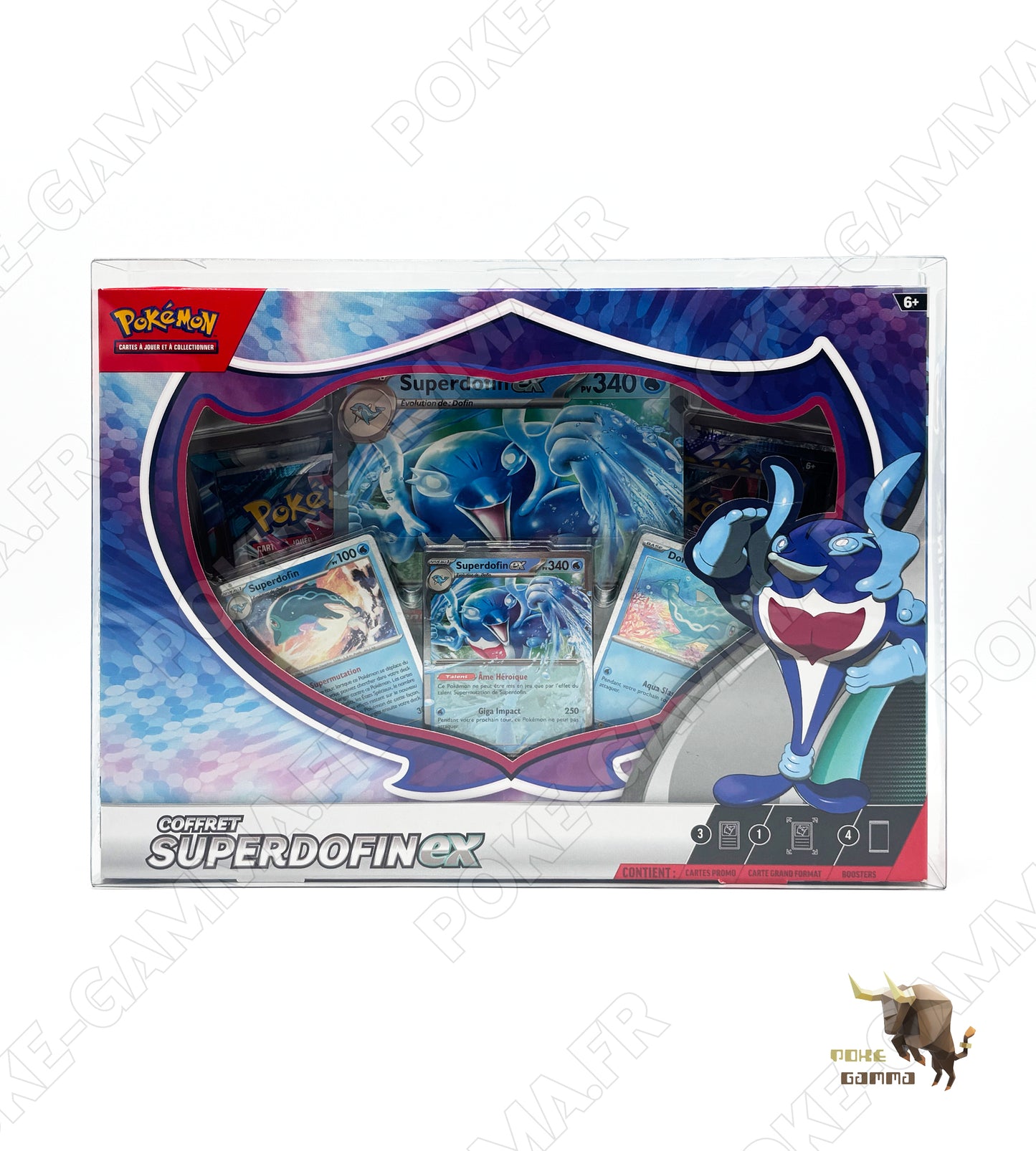 Protection souple premium pour coffret 4 boosters Pokémon