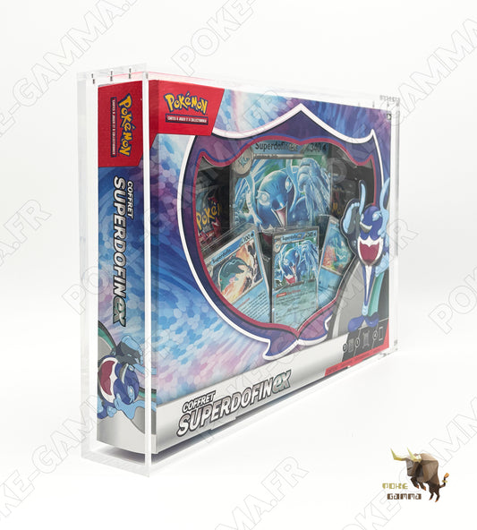 Protection acrylique aimantée pour coffret Pokémon 4 boosters "grand format"