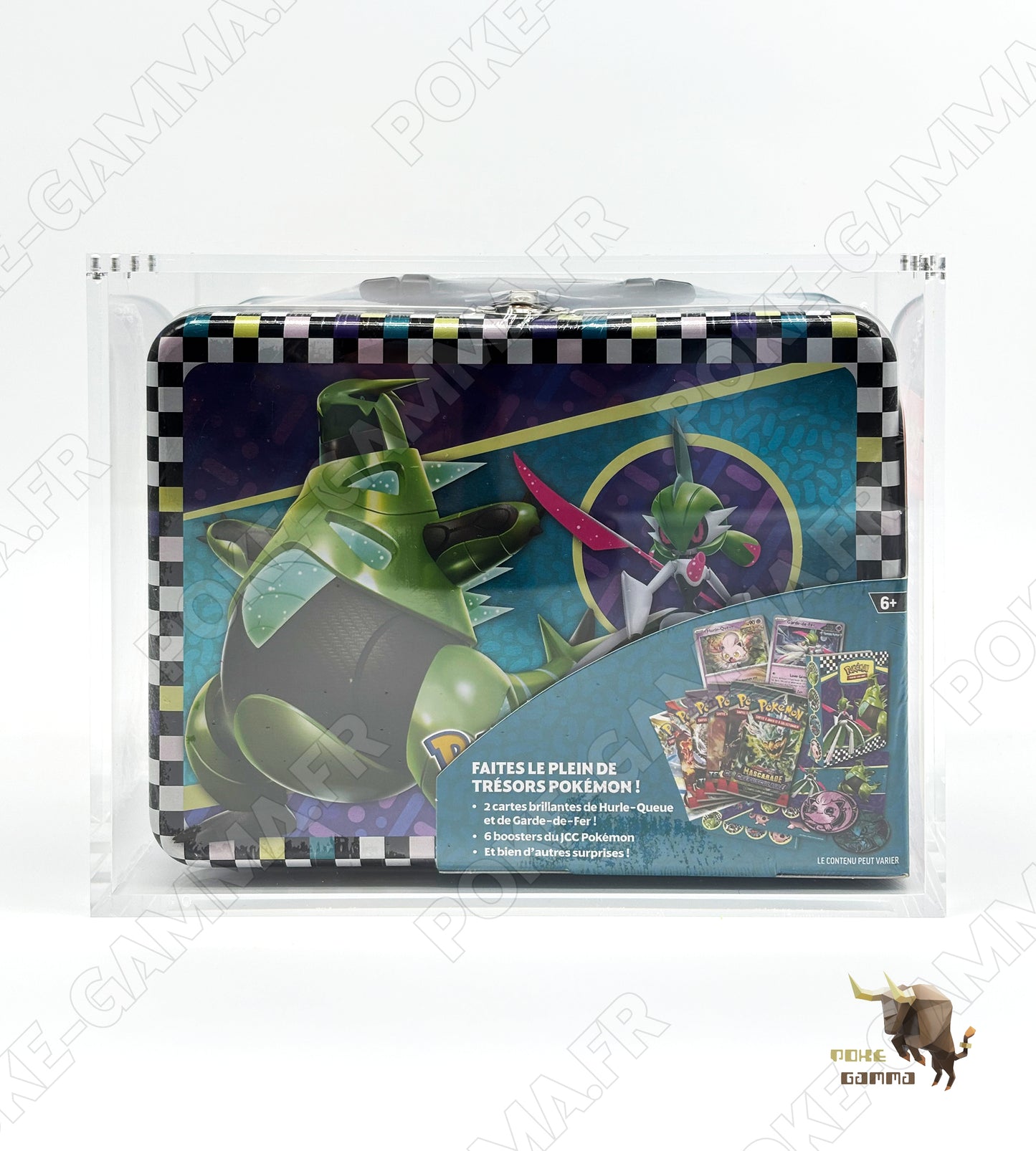 Protection acrylique premium pour valisette / coffret de collection Pokemon